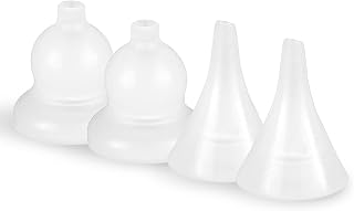 Baby Nasal Aspirator Replacement Tips - 2 Sets/4 Pieces Reusable Tips Compatible with Watolt / Grownsy / LittleTora / HEYVALUE / X-Bosak / Cocobela / TEQIN