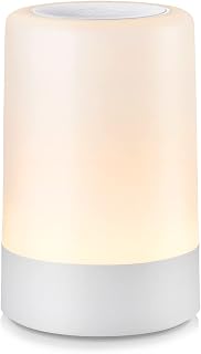 Nursery Night Light for Baby, Portable LED Touch Night Lamp for Kids and Adult, Breastfeeding, Sleep Aid, USB Rechargeable Nursing Lamp, Bedside Dimmable Warm Night Light, Soft Eye Caring