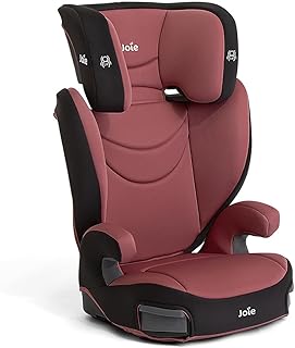 Joie Basil Highback and Backless Booster Car Seat for Big Kids 4 to 12 Years Old, Lightweight 2-in-1 Design (Crimson)