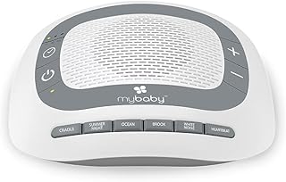 MyBaby SoundSpa White Noise Machine for Babies | 6 Soothing Lullabies for Newborns, Sound Therapy for Travel, Relaxing, Kids, Newborns, Baby Songs, Adjustable Volume, Auto-off Timer, By HoMedics | Sound Therapy for Travel, Relaxing, Kids, Newborns, Baby Songs, Adjustable Volume, Auto-off Timer, By Homedics