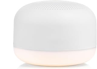 Yogasleep Travel Mini Portable White Noise Sound Machine, 6 Soothing Sounds, Volume Control, Dimmable Night Light, Sleep Therapy for Adults & Baby, USB Rechargeable, Lanyard Included