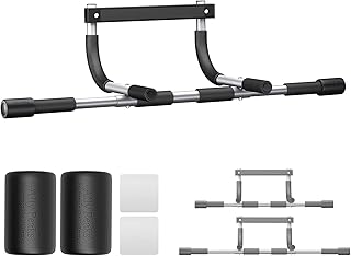 Pull Up Bar for Doorway,Multiple Levels Width Adjustable Pull Up Bar Accurately Match Wide and Narrow doorframe,Indoor Chin-Up Bar Workout Bar,USA Original Patent