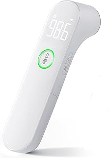 Viproud Thermometer for Adults and Kids, Fast Accurate Baby Thermometer | 1 second Result, Fever Alarm, Mute Mode, Body & Object Mode, 35 Memory Recall, Baby Essentials, Lifetime Support