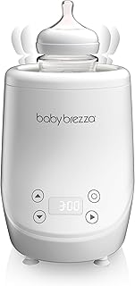 Baby Brezza AirSwirl Waterless Baby Bottle Warmer - Hospital-Grade Safe Warming for Breastmilk + Formula - No Hot Spots, No Water - Works with Nearly All Bottles