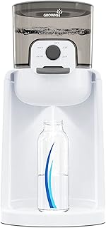 Grownsy Instant Baby Bottle Warmer with Night Light, Precise 4-Temp Control | Warm Water Ready in Seconds, Formula Preparation Made Easy, 72H Smart Thermostat, Detachable Tank, Midnight Feeding Essential