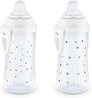 NUK Active Sippy Cup, 10 oz, 2 Pack, 12+ Months, Timeless Collection, Amazon Exclusive