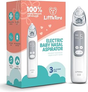 Baby Nasal Aspirator - Rechargeable Electric Nose Sucker Baby Nose Cleaner - Toddlers Booger Mucus Sucker - Baby Vac Nasal Aspirator - Infant Booger Suction Removal Device