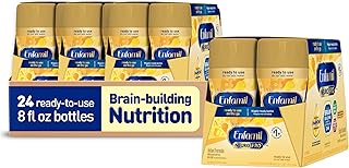 Enfamil NeuroPro Ready to Feed Baby Formula, Brain Building Duo DHA & MFGM, Exclusive Immune Supporting HuMO6 Blend, Enfamil Ready to Feed Infant Formula, 8 fl oz, 6 count, Total 24 bottles