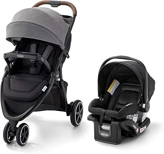 Graco® Outpace LX All-Terrain Travel System - Includes SnugRide Lite Infant Car Seat, Briggs, High-Performance Stroller/Car Seat Combo, Practical & Durable