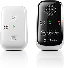 Motorola Nursery Baby Monitor, 1000ft Range PIP10 Audio Only, No WiFi Needed, Cry Detection, Alert Light, Portable Parent Unit for Easy Monitoring