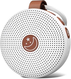 Sound Machine Mini Portable Baby White Noise Machine with 30 Soothing Sounds for Kids Adults Auto-Off Timer 32 Volume Levels Rechargeable Brown Noise Sleep Machine for Home Office Privacy and Travel
