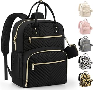 Pritent Diaper Bag Backpack, Baby Bag Backpack Baby Essentials for Mom Dad | With Pacifier Case, Diaper Bags, Baby Diaper Bag, Insulated Pocket, Diaper Backpack for Baby Girl Boy(Black,M)