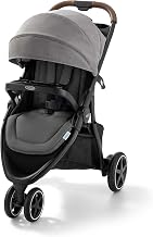 Graco Outpace LX All-Terrain 3-Wheel Baby Stroller, Cohen €” Compatible for Travel System, Easy One-Hand Fold, in-Seat Suspension for Comfortable Ride, Never-Flat Rubber Tires