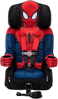 KidsEmbrace 2-in-1 Car Seat | Forward-Facing Harness (26.5–65 lbs) & Booster Mode (40–100 lbs) | Latch | Premium Fit with Multi-Position Headrest, Harness & Recline - Marvel Spider-Man