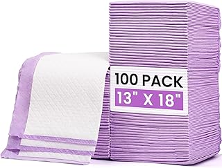 Baby Disposable Changing Pads 100 Pack Disposable Baby Underpads Ultra Soft Waterproof Diaper Changing Liners 13 x 18 in
