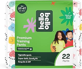 Premium Training Pants 3T-4T, All About Feelings Design, 22ct Jumbo Pack