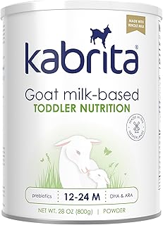 Kabrita Goat Milk-Based Toddler Nutrition Drink, 12–24 Months, Gentle & Easy to Digest, Clean Label Project Certified, Supports Gut Health, Immunity & Brain Development 28oz (Pack of 1)