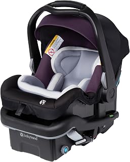 Baby Trend Secure-Lift Infant Car Seat, Dash Plum – Compact Lightweight Carrier, Infant Comfort Cushioning, Adjustable Harness Fit