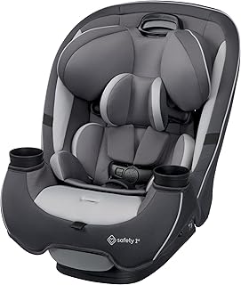 Safety 1st Grow and Go All-in-One Convertible Car Seat, Rear Facing, 5-40 lbs, Forward Facing (30–65 lbs), High Back Booster Seat 40-100 pounds, Iron Frost