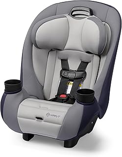 Safety 1st Ellaris 3-in-1 Convertible Car Seat, Slim Fit Design, Rear & Forward-Facing, 5-Position Headrest, Travel-Friendly with Machine-Washable Seat Pad, London Blue