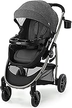 Graco Modes Pramette Stroller, 3-in-1 Baby Stroller, 3 Modes: Infant Car Seat Carrier (Car Seat Not Included), Infant Pramette to Toddler Stroller with Reversible Seat and One-Hand Fold, Redmond