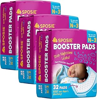 Select Kids Diaper Booster N-3, 96 Count - Baby Diaper Pads, Overnight Diapers, Newborn Diapers