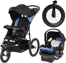 Baby Trend Expedition® Zero Flat Jogger Travel System with LED Lights, Dash Blue
