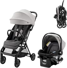Graco® Ready2Jet Travel System – Compact Travel Stroller with Automatic Fold and SnugRide Lite Infant Car Seat