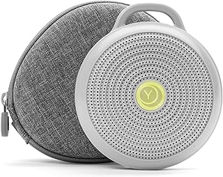 Yogasleep Hushh & Crush Resistant Travel Case, (2 Piece Set) Portable White Noise Sound Machine for Baby, 3 Soothing Natural Sounds, Noise Canceling for Sleep Aid, Office Privacy, & Meditation