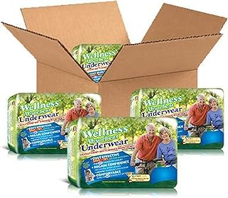 Absorbent Underwear (Pull-Ups) Size Large (30"–40" Waist) 56 Count, Made in USA