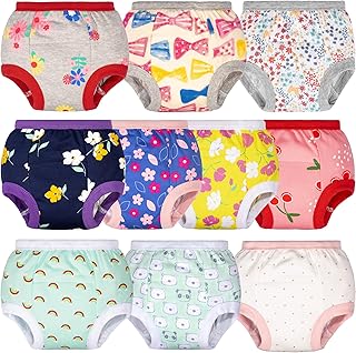 BIG ELEPHANT Toddler Potty Training Underwear, 100% Cotton for Boys & Girls | Multi-Layer Absorbent Liner for Small Accidents, Wetness Awareness, Easy Pull-On Fit, Washable for Daytime Potty Training