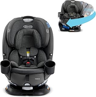 Graco Turn2Me 3-in-1 Car Seat with Rotating Feature, Highback Booster, for Newborn to Toddler up to 100lbs, in Manchester