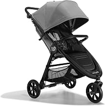 Baby Jogger® City Mini GT2 All-Terrain Lightweight Stroller, Forever Air Tires, One-Hand Fold, All-Wheel Suspension, Baby Stroller with Belly Bar, Leatherette Handlebar, Amazon Exclusive Pike Fashion