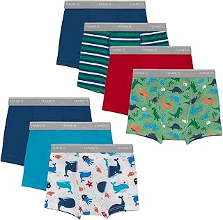 Boys' Potty Training Underwear, Light Leaks Toddler Cotton Briefs and Boxer Briefs, Multi-pack