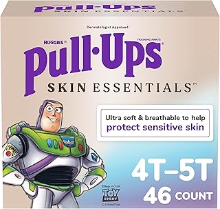 Pull-Ups Boys' Skin Essentials Potty Training Pants, Training Underwear, 4T-5T (38-50 lbs), 46 Ct